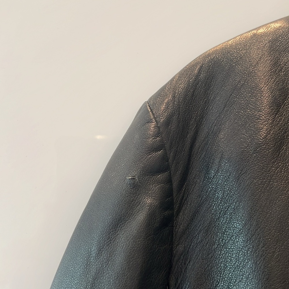 Gorgeous Vince leather tuxedo blazer/jacket - Picture 5 of 6
